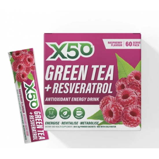 Green Tea X50 Raspberry 60'S Green Tea X50 Raspberry 60'S