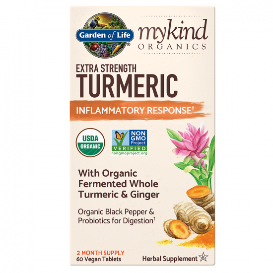 Garden of Life Mykind Organics Extra Strength Turmeric Inflammatory Response