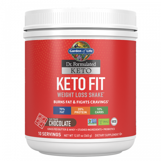 Garden Of Life Dr. Formulated Keto Keto Fit Chocolate Shake 365g Garden Of Life Dr. Formulated Keto Keto Fit Chocolate Shake 365g