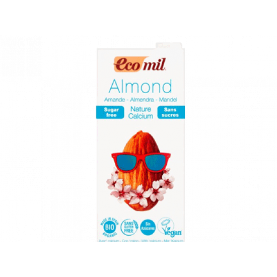 Ecomil Almond Milk Sugar Free Calcium Bio 1L