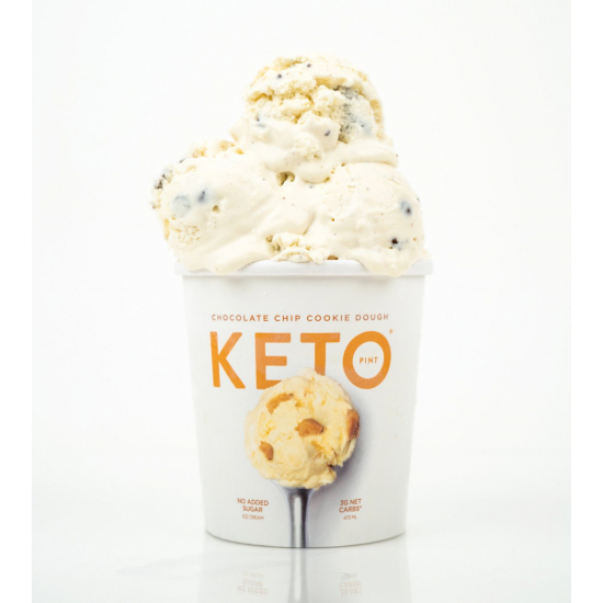 Keto Pint Chocolate Chip Cookie Dough Ice Cream