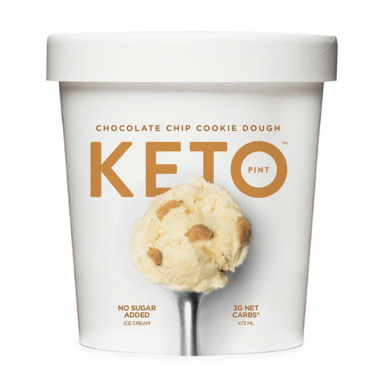 Keto Pint Chocolate Chip Cookie Dough Ice Cream