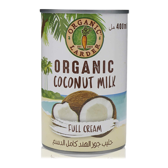Organic Larder Coconut Milk Full Cream (400Ml)