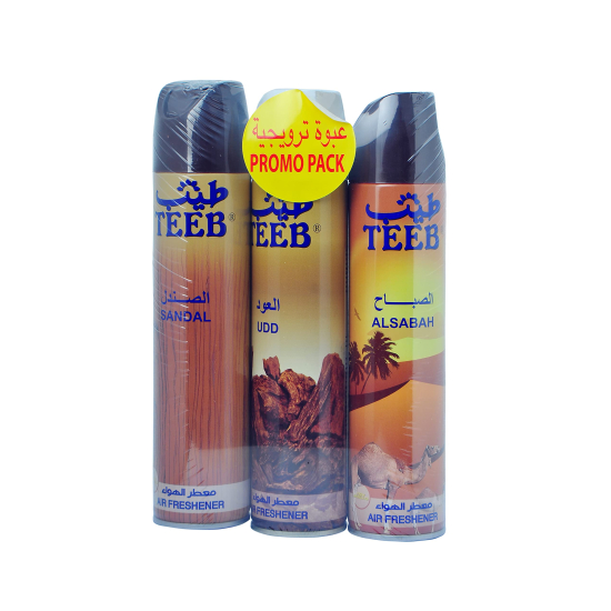 Teeb Airfreshner Asst/Flavor 3X300ML