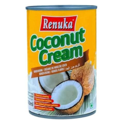 Renuka Coconut Cream 24x400 ml, Pack Of 2 Renuka Coconut Cream 24x400 ml, Pack Of 2