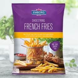 Emborg French Fries Shoestring 7mm 10x1kg, Pack Of 2