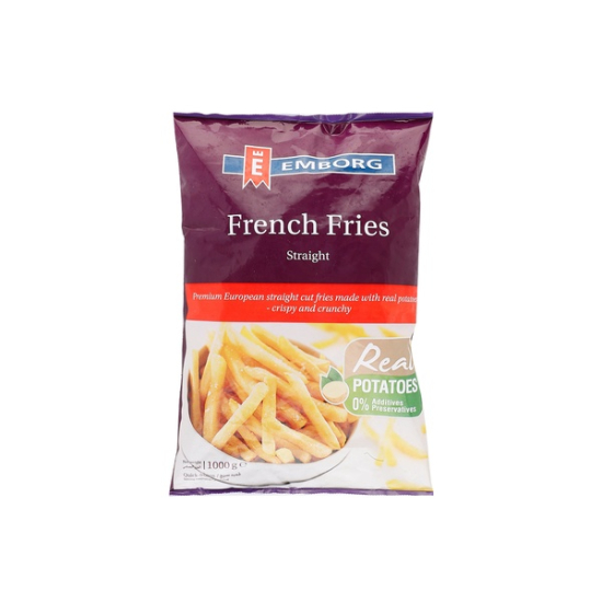 Emborg French Fries Strait Cut 4X2.5KG