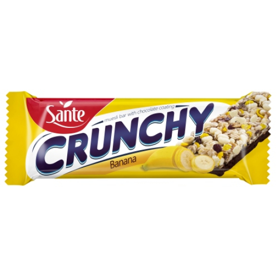 Sante Crunchy Bar Banana-Choc 25X40GM
