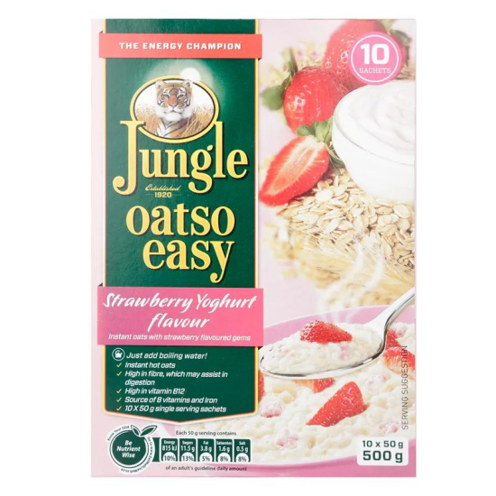 Jungle Oatso Easy Stra&Yoghurt 6X500GM