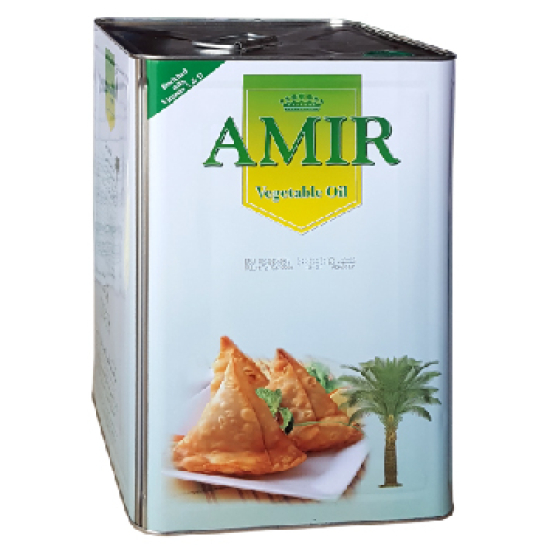 Amir Pure Palm Vegetable Oil 17 Liter Can