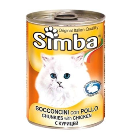 Simba Cat Food Chunkie Chicken 24X415GM E/O