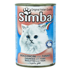 Simba Cat Food Chunkies Tuna 24X415GM E/O Simba Cat Food Chunkies Tuna 24X415GM E/O