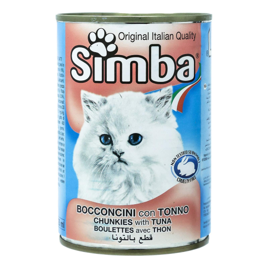 Simba Cat Food Chunkies Tuna 24X415GM E/O
