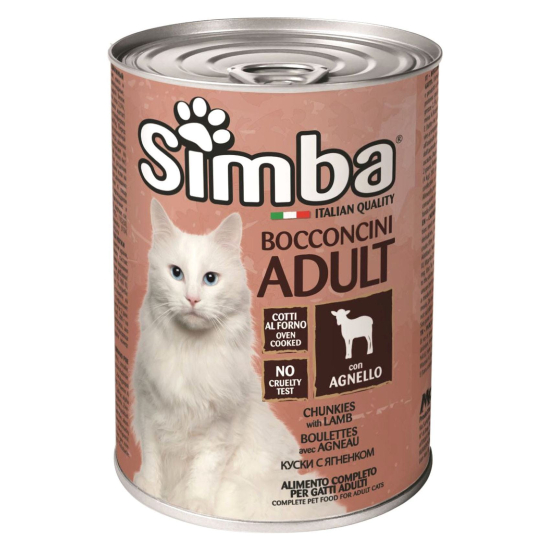 Simba Cat Food Chunkie Lamb 24X415GM CHUNKIES