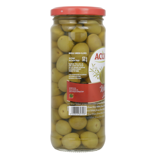 Acorsa Olives Bulk Plain Green Pack Of 2x5kg (421/500)