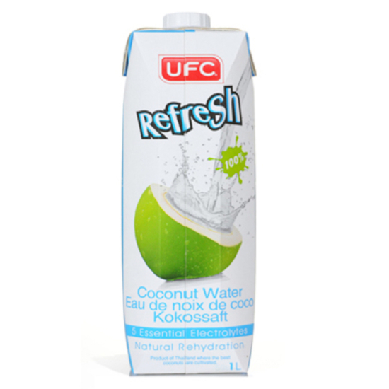 Ufc Refresh 100% Coconut Water 12X1LTR