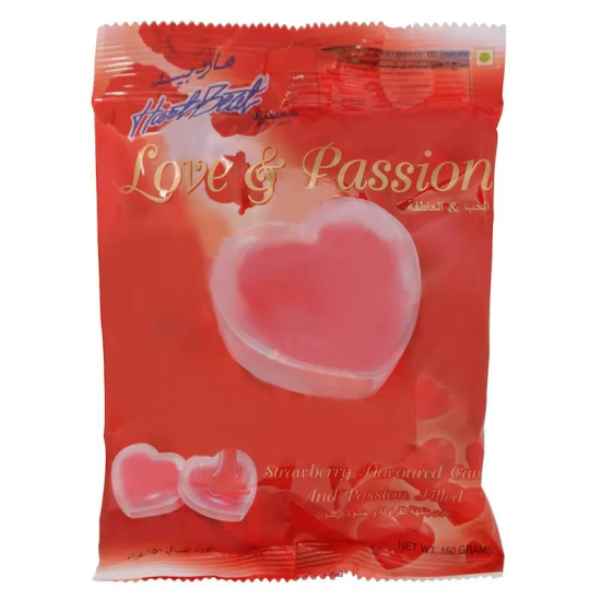 Hartbeat Candy Love&Passion 40X150GM STRAWBERY