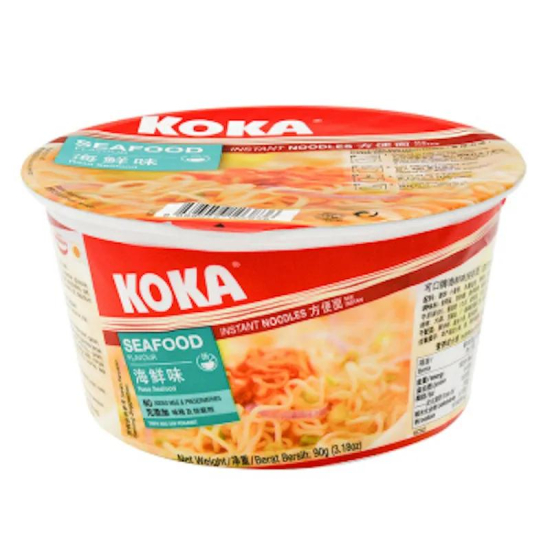 Koka Bowl Noodles Seafood 12X90GM