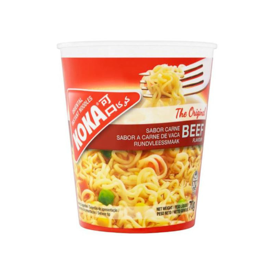 Koka Cup Noodles Beef 24X70GM