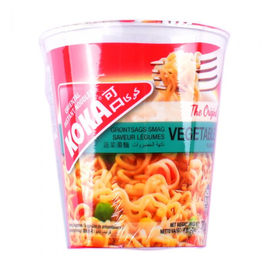 Koka Cup Noodles Vegetables 24X70GM