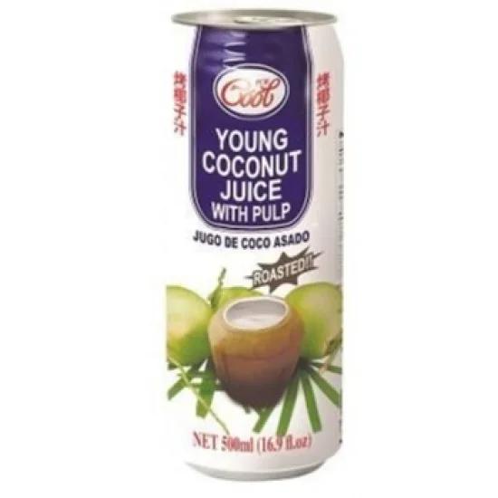 Ice Cool Roasted Coconut Juice 24X500ML W/PULP