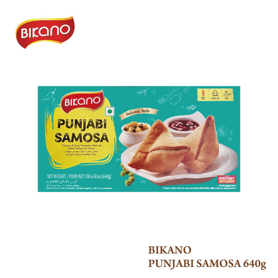 Bikano Fz Punjabi Samosa 640g, Pack Of 12