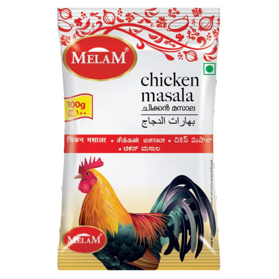 Melam Pouch Chicken Masala 10X(12X100GM)