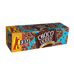 Ebm Cookie Chocolicious Chocolate 24x101.9g, Pack Of 3 Ebm Cookie Chocolicious Chocolate 24x101.9g, Pack Of 3