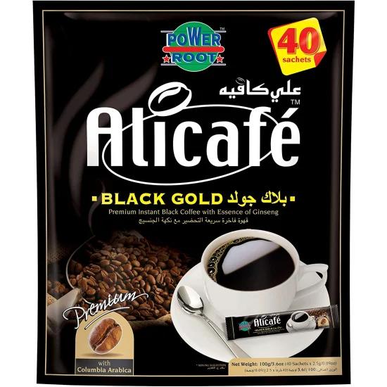 Alicafe Black Gold Pouch 40 Sachet 2.5g, Pack Of 20