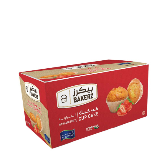 Al Rawabi Strawberry Cup Cake (30 G X 18)