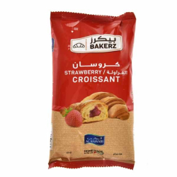 Al Rawabi Strawberry Croissant 55G Al Rawabi Strawberry Croissant 55G