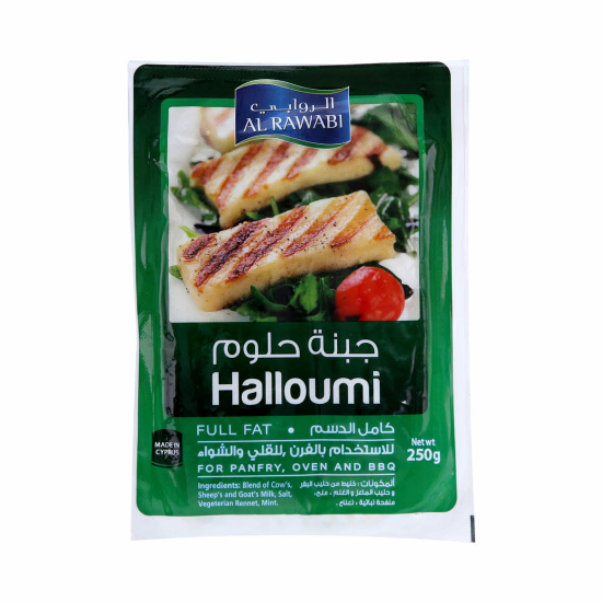 Al Rawabi Halloumi Full Fat 250Gms