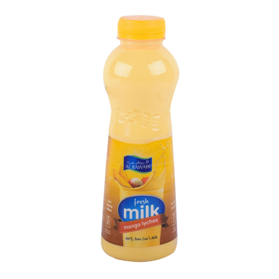 Al Rawabi Mango Lychee Milk 500 Ml