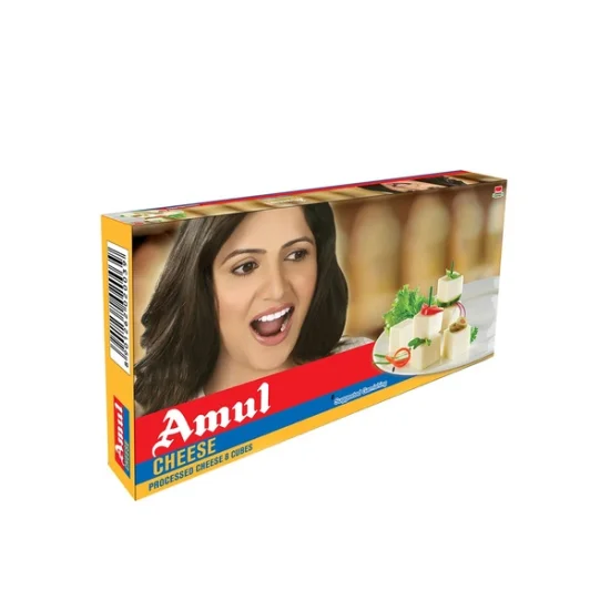 Amul Cheese 8 Cube 200g, Pack Of 12