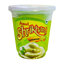 Amul Shrikhand Cardamom 500 ml, Pack Of 12 Amul Shrikhand Cardamom 500 ml, Pack Of 12