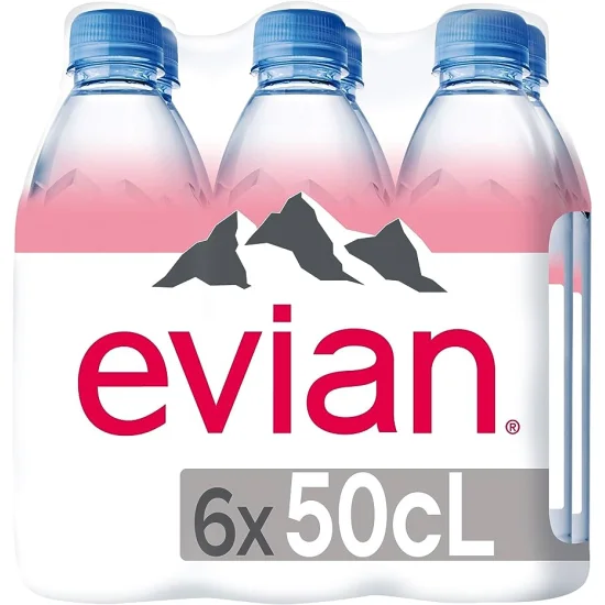 What stores sell evian water cheap