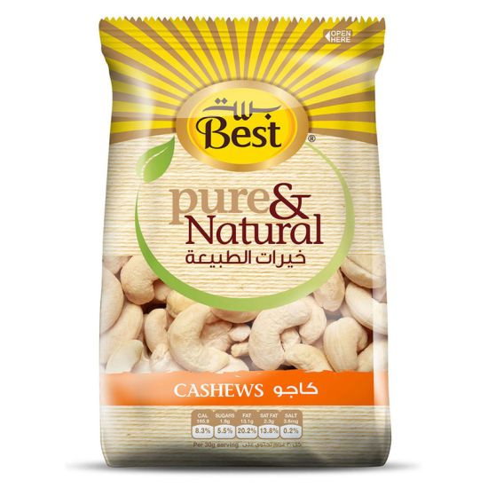 Best Pure & Natural Cashews Bag 150g