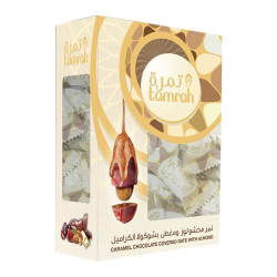 Tamrah Caramel Chocolate Stand Box 400g, Pack Of 6 Tamrah Caramel Chocolate Stand Box 400g, Pack Of 6