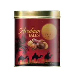 Arabian Tales Nuts & Dates Covered with Milk Chocolate 200g, Pack Of 12