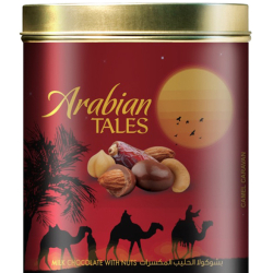 Arabian Tales Nuts & Dates Covered with Milk Chocolate 200g, Pack Of 12 Arabian Tales Nuts & Dates Covered with Milk Chocolate 200g, Pack Of 12