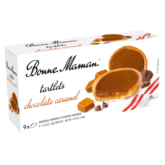 Bonne Maman Chocolate & Caramel Tartlets  135 G