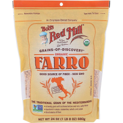 Bob's Red Mill Farro Og 24 OZ Bob's Red Mill Farro Og 24 OZ
