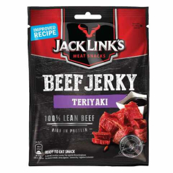 Jack Link’s Beef Jerky Teriyaki High Protein Meat Snack 40g, Pack Of 6 Jack Link’s Beef Jerky Teriyaki High Protein Meat Snack 40g, Pack Of 6