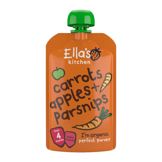 Ella's Kitchen Organic Carrots Apples + Parsnip 120g