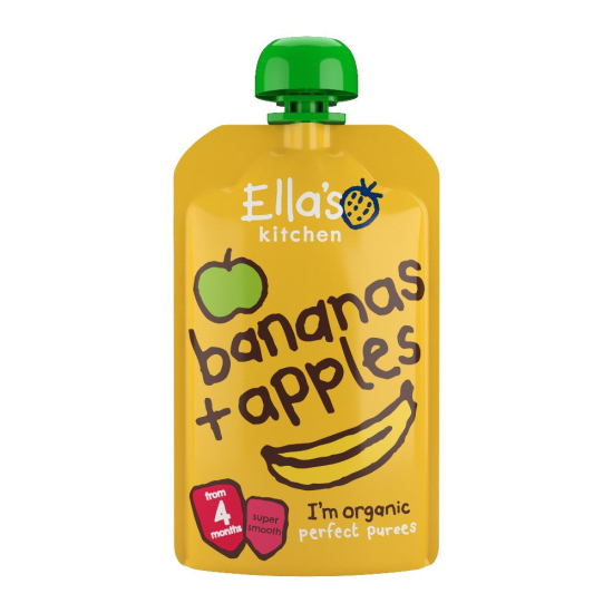 Ella's Kitchen Organic Apples + Bananas 120g