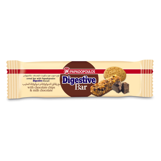 Digestive Bar With Chocolate 28g
