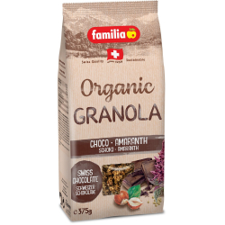 Familia Organic Granola Cereal Choco Amaranth 375g, Pack Of 6 Familia Organic Granola Cereal Choco Amaranth 375g, Pack Of 6