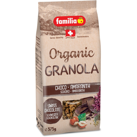 Familia Organic Granola Cereal Choco Amaranth 375g