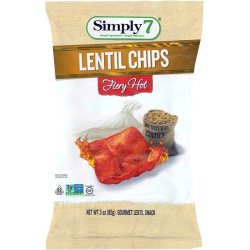 Simply7 Chips Lentil Fiery Hot  85 G Simply7 Chips Lentil Fiery Hot  85 G