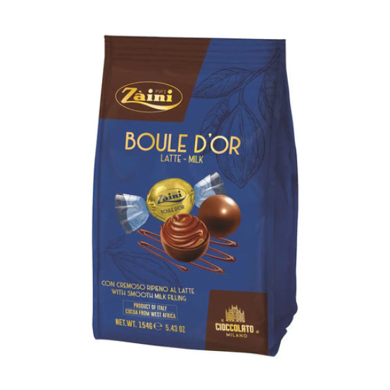 Zaini Boule D'or Latte Milk, with Smooth Silk Filling 154g